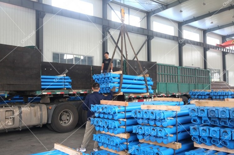 China Coal Group Sent A Batch Of Single Hydraulic Props For Mining To Hebei